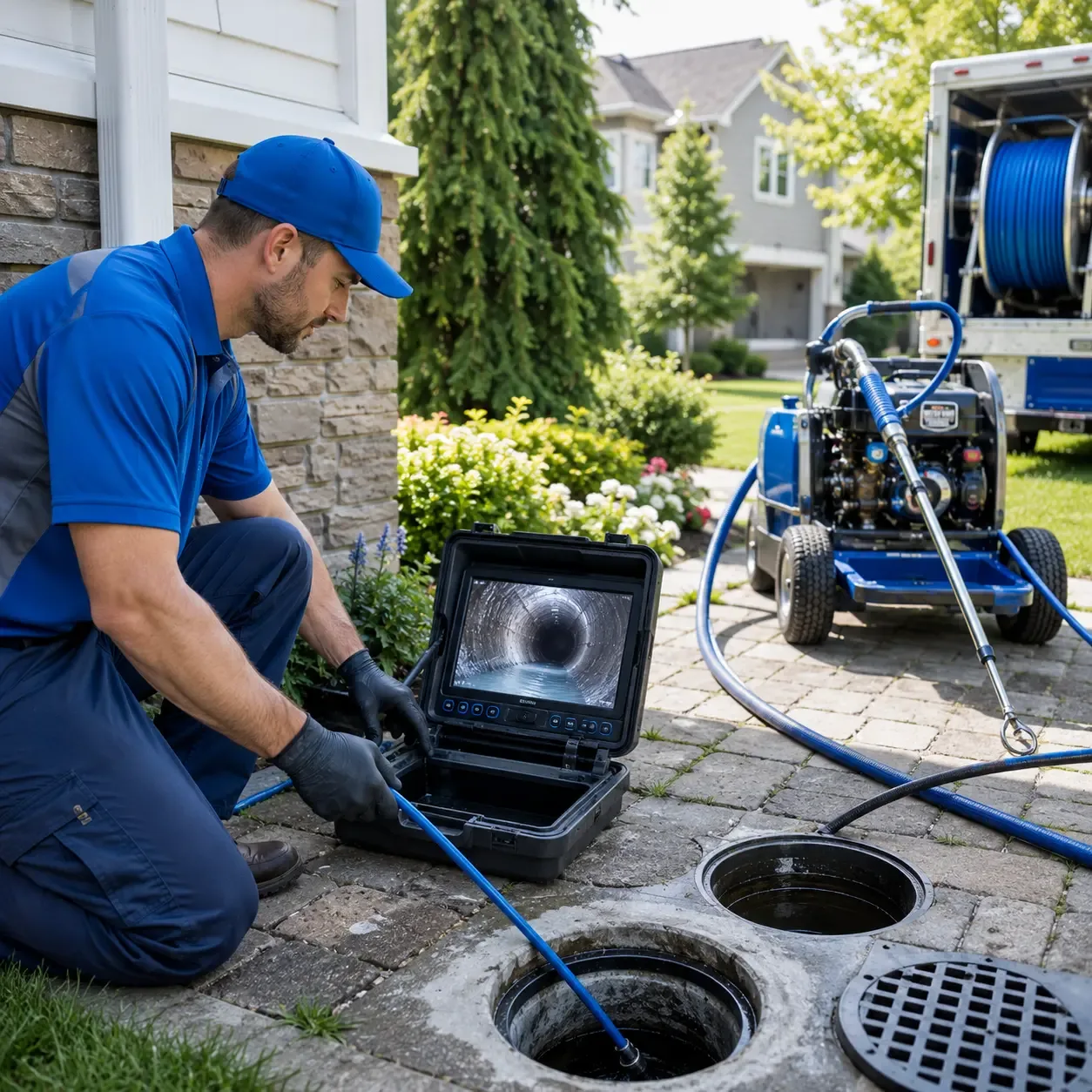 Outdoor drain cleaning professionals serving Middletown, CT