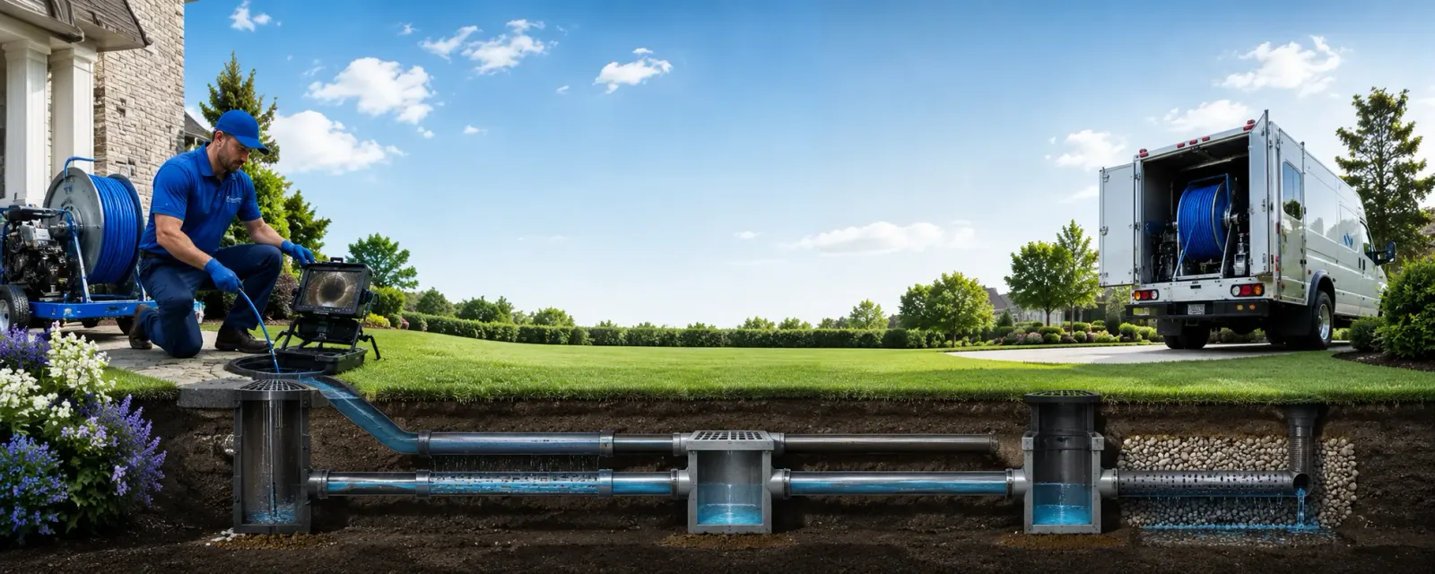 Outdoor drain cleaning information for Middletown, CT